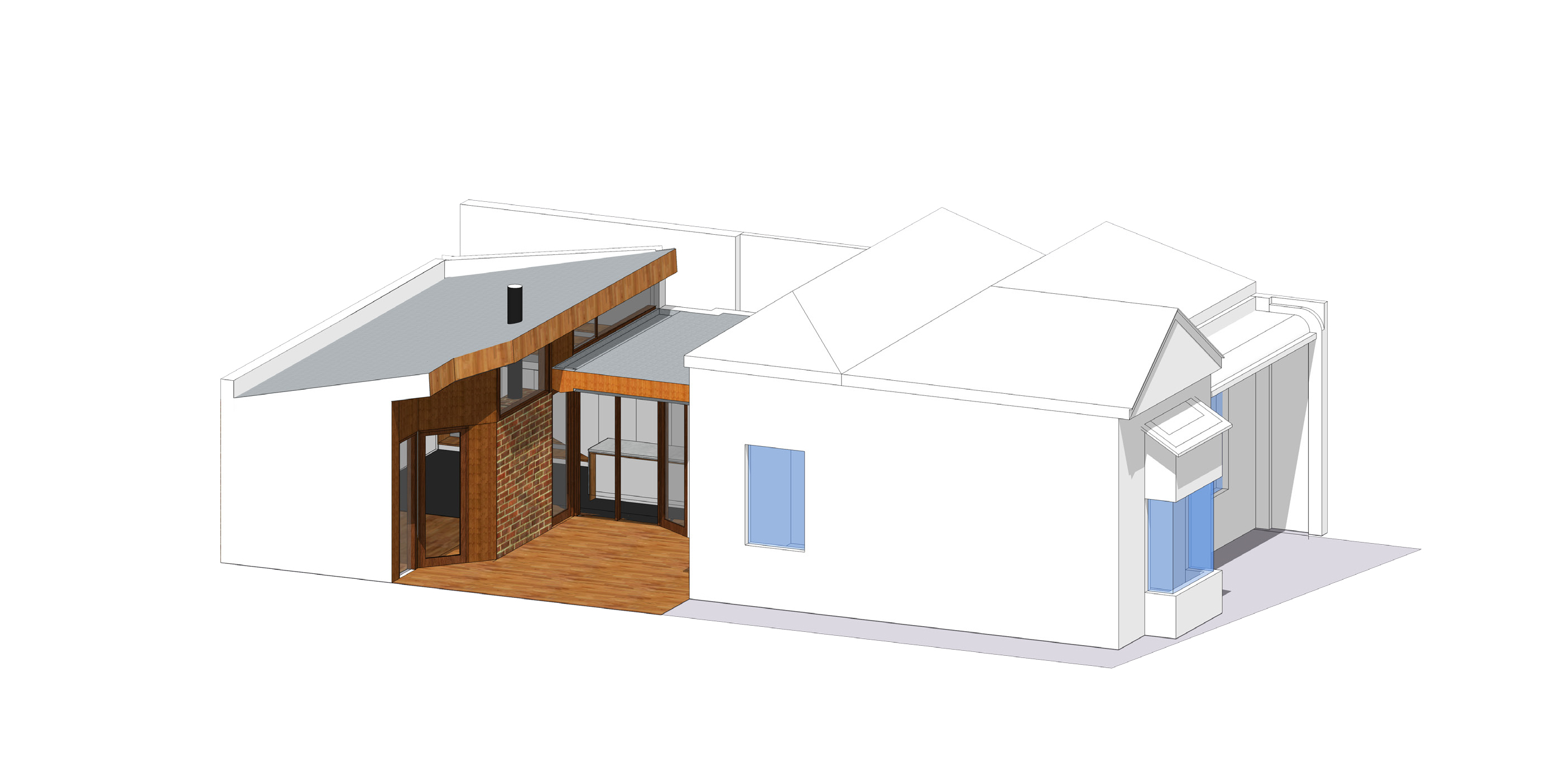3D visualisation of North Fitzroy home